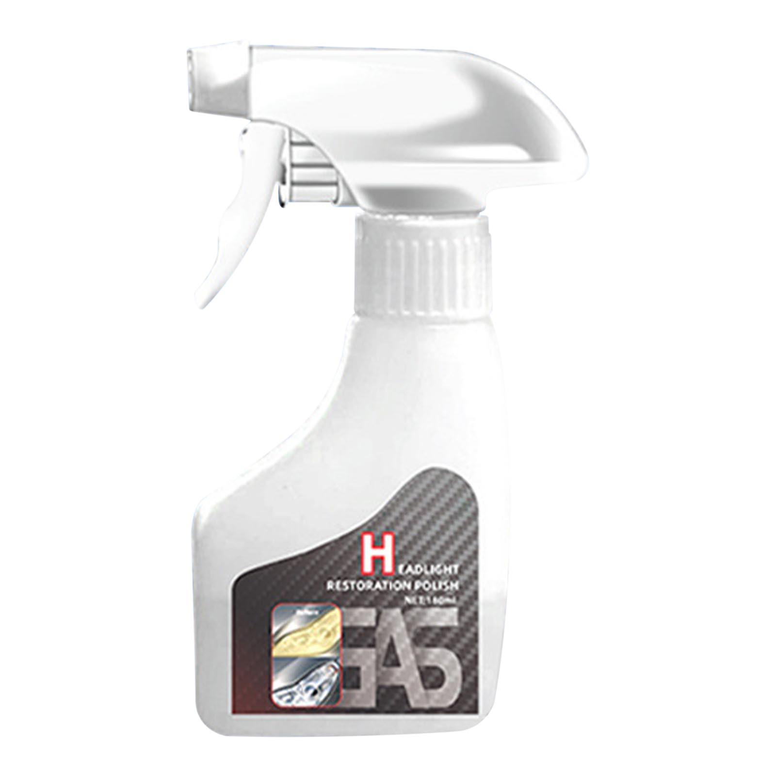 Headlight Restoration Kit, Headlight Restorer \u0026 Sealant, One Step Polish to Clean \u0026 Renew Yellowed Headlights, Windscreens, or Exterior Plastics